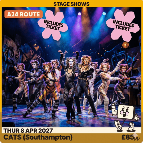 CATS (Southampton) – Thursday 8th April 2027 | A24 Route)