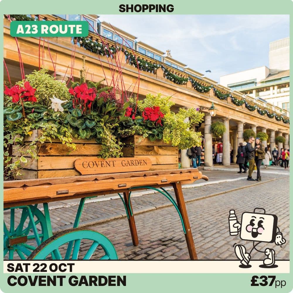 Covent Garden London Shopping & Street Shows - Thu 22nd Oct