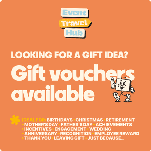 Event Travel Hub Gift Cards are here