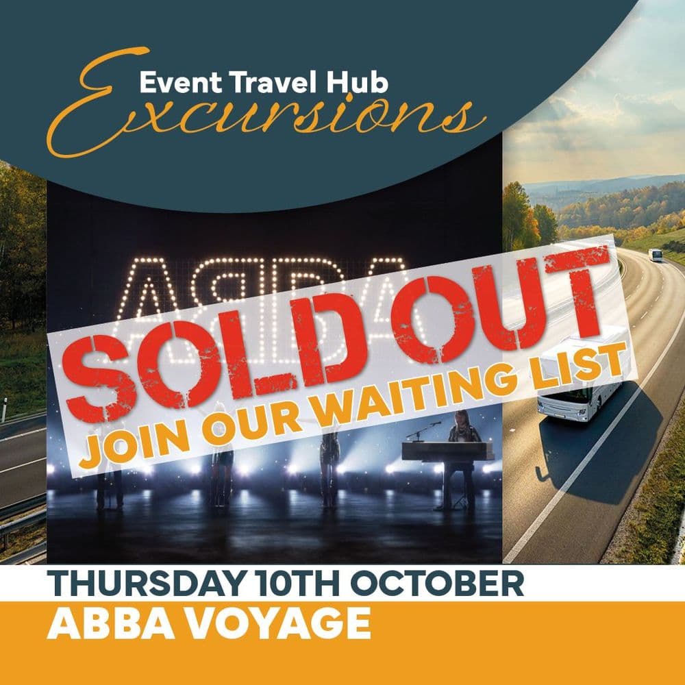 Excursion - ABBA Voyage SOLD OUT Thursday 10th October 2024 Transport ...