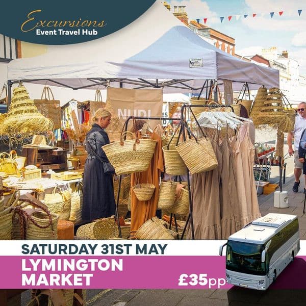 Excursion -Lymington Market - Saturday 31st May