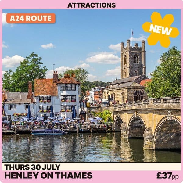 Henley -on -Thames -Thursday 30th July A24 Route