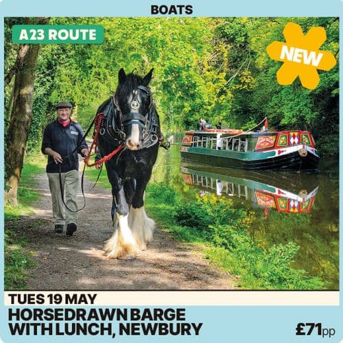 Kintbury Lock Horsedrawn Barge with Ploughman's Lunch -Tuesday 19th May