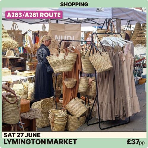 Lymington Market -Saturday 27th June A281/283 Route (1)