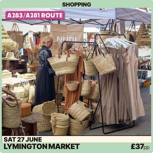 Lymington Market -Saturday 27th June A281/283 Route (1)
