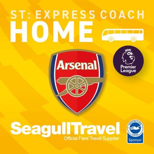 Matchday Express Service to the Amex vs Arsenal FC, Wednesday 4th March  - KO 19.30