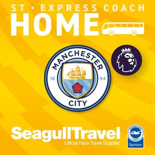 Matchday Express Service to the Amex vs Man City FC, Sunday 31st August 2025 - KO 14.00