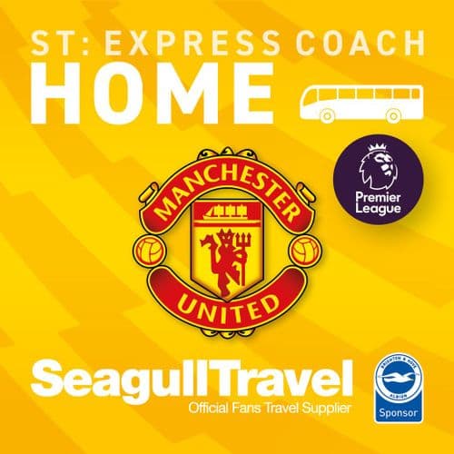 Matchday Express Service to the Amex vs Manchester United, Sunday 24th May - KO 16.00