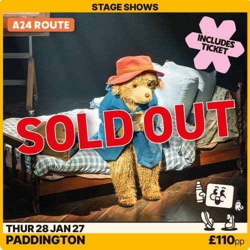 Paddington at Savoy Theatre -Thursday 28th January 2027 A24 Route