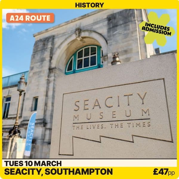 Sea City in Southampton-Tuesday 10th March A24 Route
