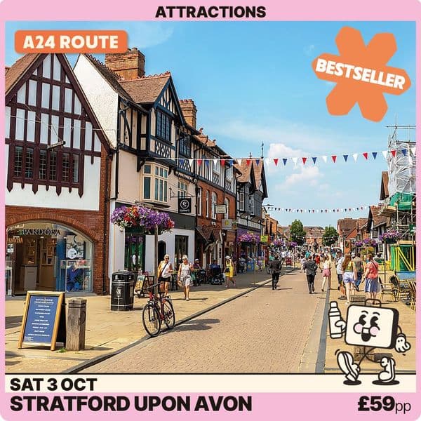 Stratford-upon-Avon Shakespeare Day - Sat 3rd Oct