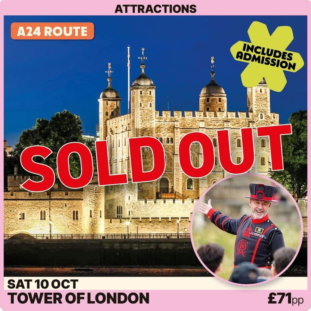 Tower of London Crown Jewels & Yeoman Warders - Sat 10th Oct