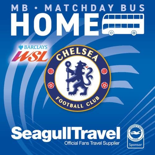 WSL Albion vs Chelsea FC Women- 14/12/25 - (Free Travel)  Sunday - Home - 12:00 Kick Off