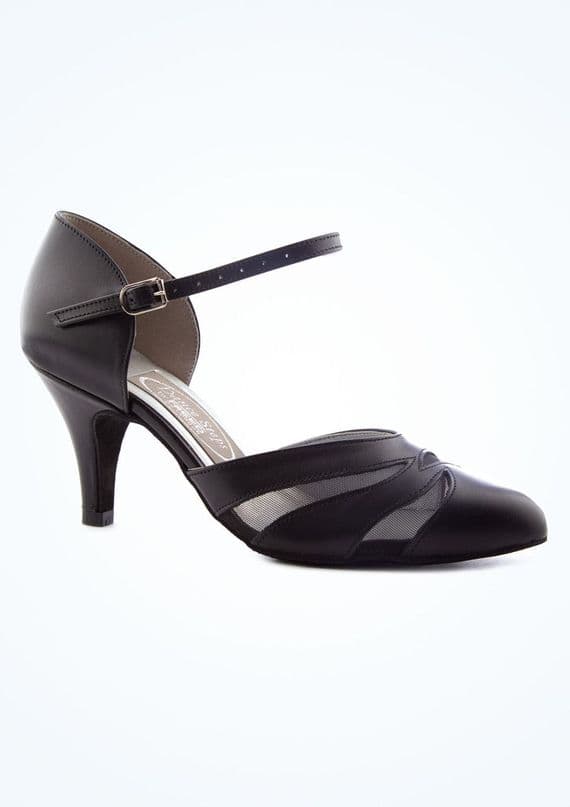 Freed Dancesteps Ladies Ballroom Shoe E Fitting Black - BETTY