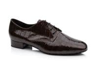 FREED Mens Ballroom Dance Shoes Croc Effect Blue or Black - KELLY