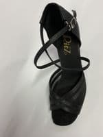 PIPA -  Ladies Black Satin Ballroom Shoe