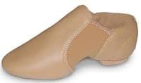 Roch Valley Slip on Split Sole TAN Jazz Dance Shoes -  TAN - RVNEO