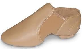 Roch Valley Slip on Split Sole TAN Jazz Dance Shoes -  TAN - RVNEO