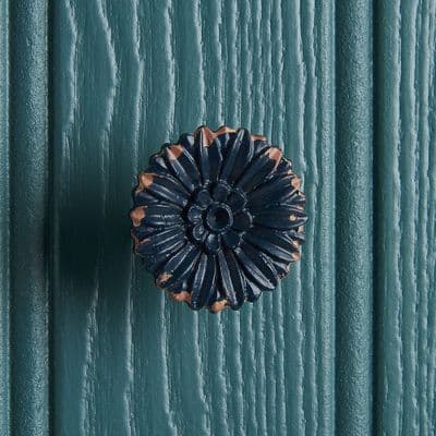 Blue Daisy Knob