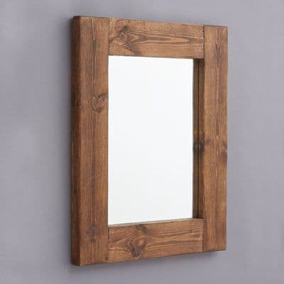 Chunky Old Wood Framed Mirrors A