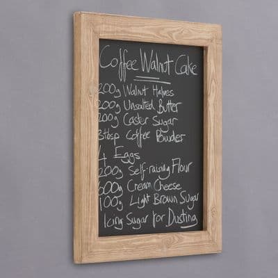 Distressed Wood Framed Chalkboard Blackboard
