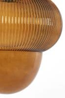 Florence Amber Glass Pendant Light