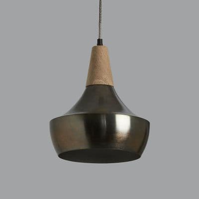 Floyd Metal And Wood Pendant Light