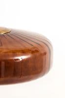 Genevieve Amber Glass Pendant Light