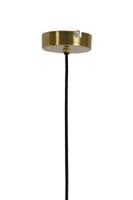 Genevieve Amber Glass Pendant Light