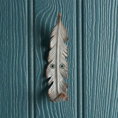 Grey Feather Coat Hook