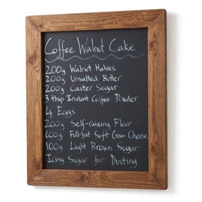 Old Wood Framed Chalkboard Blackboard A