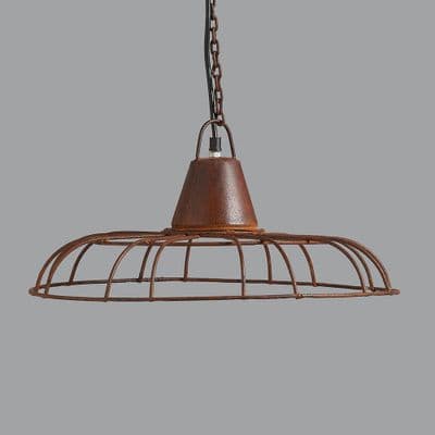 Rust Spider Pendant Light *Was £72 Now £36