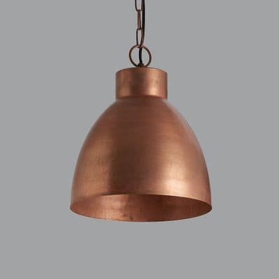 Vintage Copper Pendant Light *Reserved