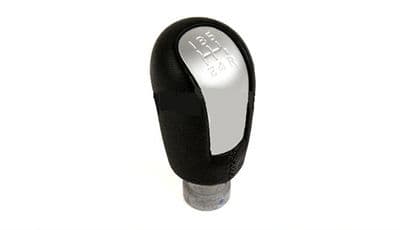Genuine Volvo C30 (07-) Sport Leather Aluminium Gear Shift Knob (M56 5 Speed)