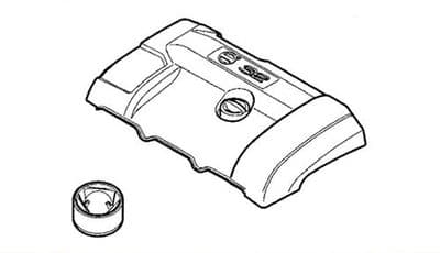 Genuine Volvo C30 B4204S3 Engine Cover