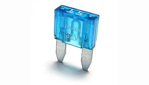 Genuine Volvo Fuse 15A (Blue)