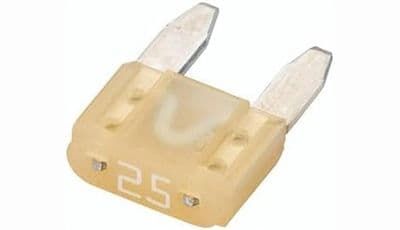 Genuine Volvo Fuse 25A (Yellow)