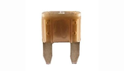 Genuine Volvo Fuse 5A (Light Brown)