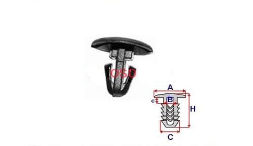 Genuine Volvo Replacement Clip for Sealing Strips (x1) - Parts Monster