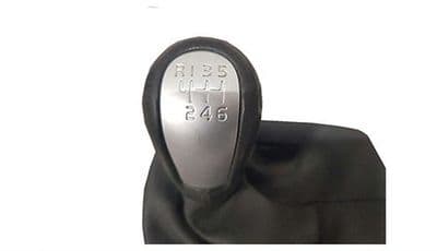 Genuine Volvo S40, V50 (04-12) Sport Leather Gear Shift Knob (Man MMT6 (6 Speed)