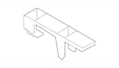 Genuine Volvo S60 (21-) Rear Keyless Entry Antenna Bracket