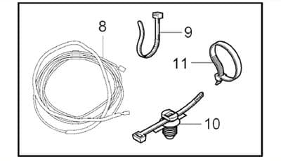 Genuine Volvo S60 CC, V60, V60 CC, XC60 (11-18) Parking Camera Cable Harness