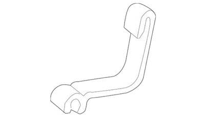 Genuine Volvo S60, V60 (11-18) Sun Protection Screen Side Window Clip (x1)