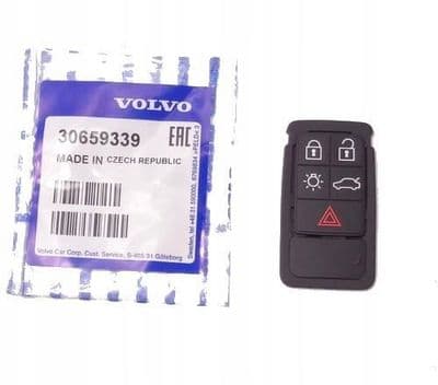 Genuine Volvo S80 II V70 III XC60 S60 V60 (07-) 5 Button Set For Remote Key