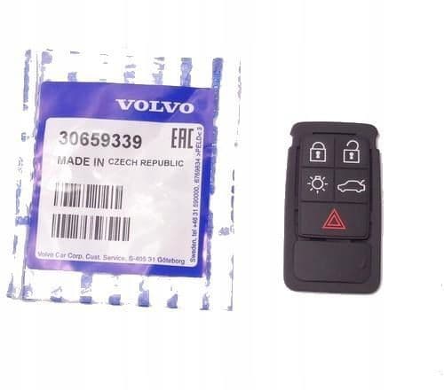 Genuine Volvo S80 II, V70 III, XC60, S60, V60 (07-) 5 Button Set For Remote Key - Parts Monster
