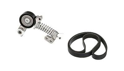 Genuine Volvo V60, XC60, V70, XC90 (D4204TX) Auxiliary Ribbed V Belt Kit