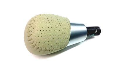 Genuine Volvo V70, XC70 (08-) Sport Leather Gear Shift Knob (MMT6) (Soft Beige)