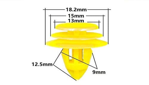 Genuine Volvo XC60 MK1 (-16) Exterior Trim Clip (x1)