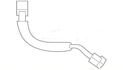 Genuine Volvo XC90 (03-13) Rear Fog Lamp / Light Bulb Holder & Cable