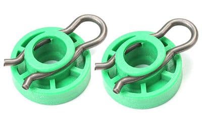Saab NG900, 9-3, 9-5 Green Window Regulator Rollers (Pair)